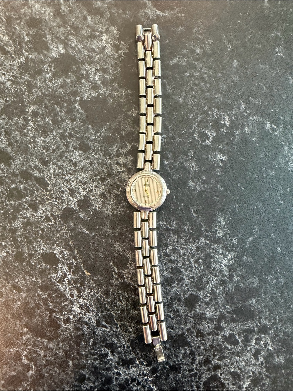 Vintage Anne Klein Women's Quartz Brick Link Bracelet Watch (Needs Battery)